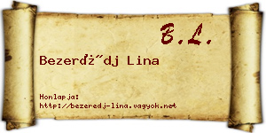 Bezerédj Lina névjegykártya